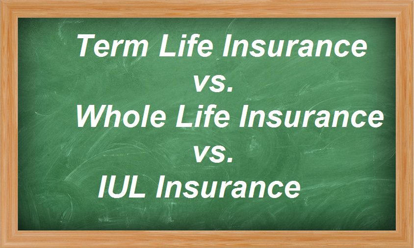 Term Life Insurance, Whole Life Insurance, and Indexed Universal Life Insurance: What's the Difference?