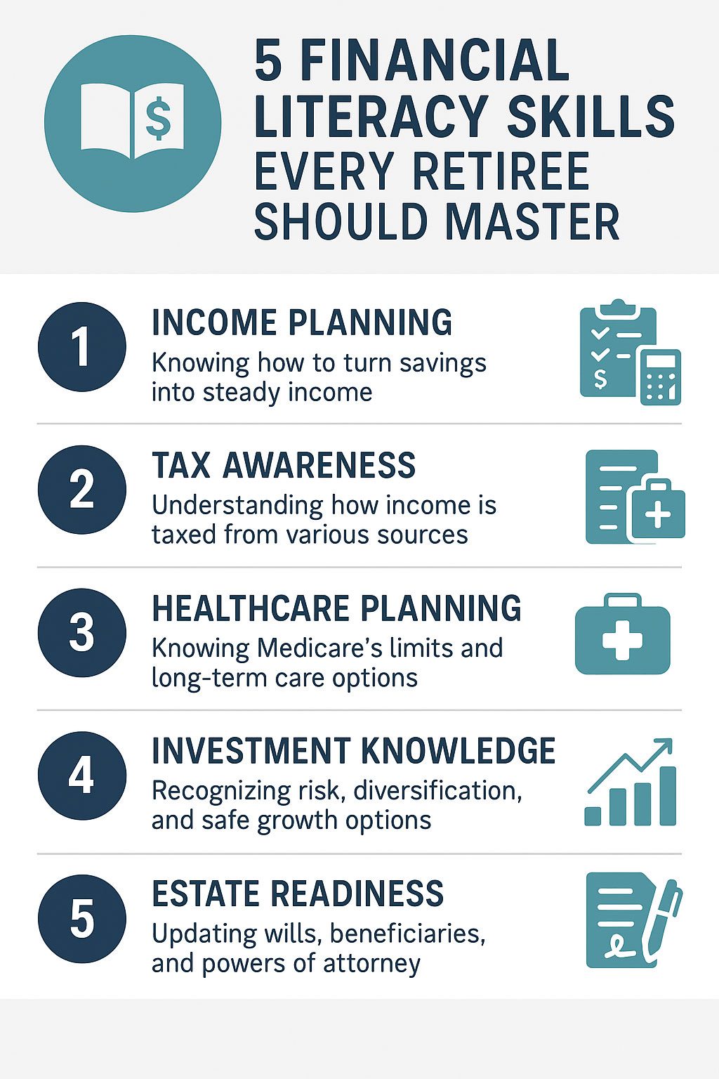 Why Retirement Financial Literacy Matters More Than Ever Infographic