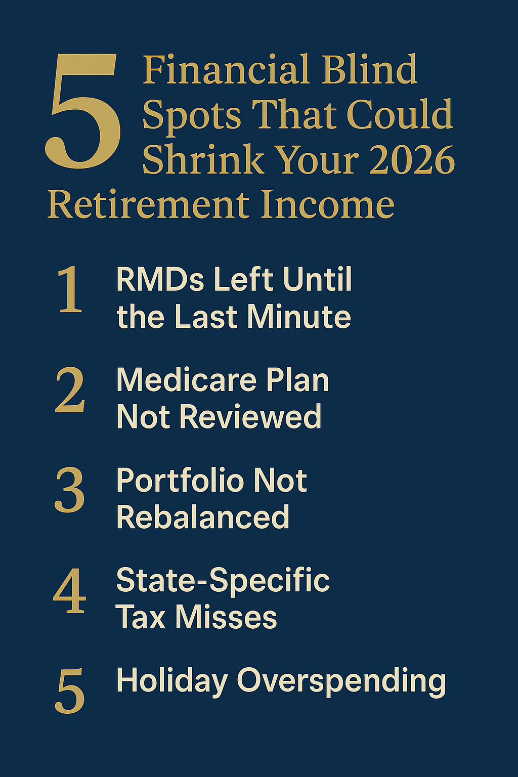 5 Year-End Retirement Blind Spots to Avoid in 2025