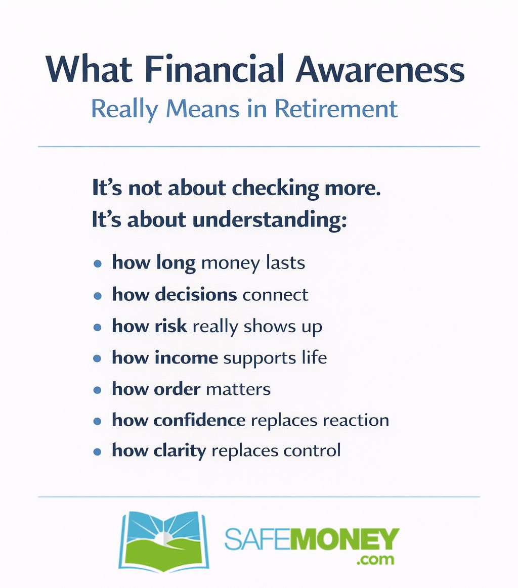 What Financial Awareness means in Retirement - SafeMoney.com What Financial Awareness means in Retirement